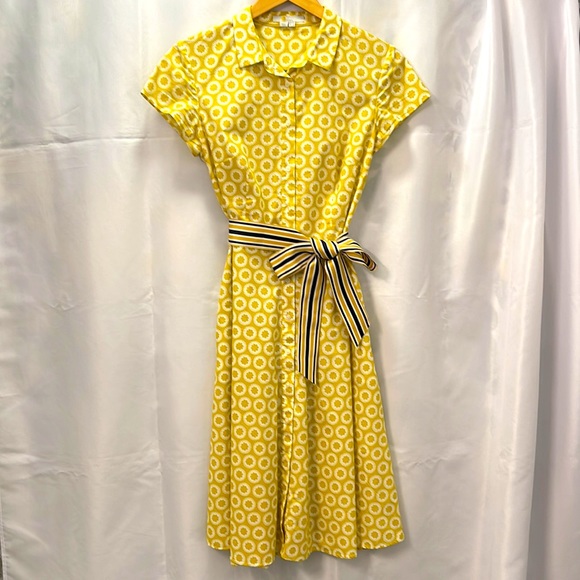Boden Sophia Shirt Dress 6L - Picture 3 of 9